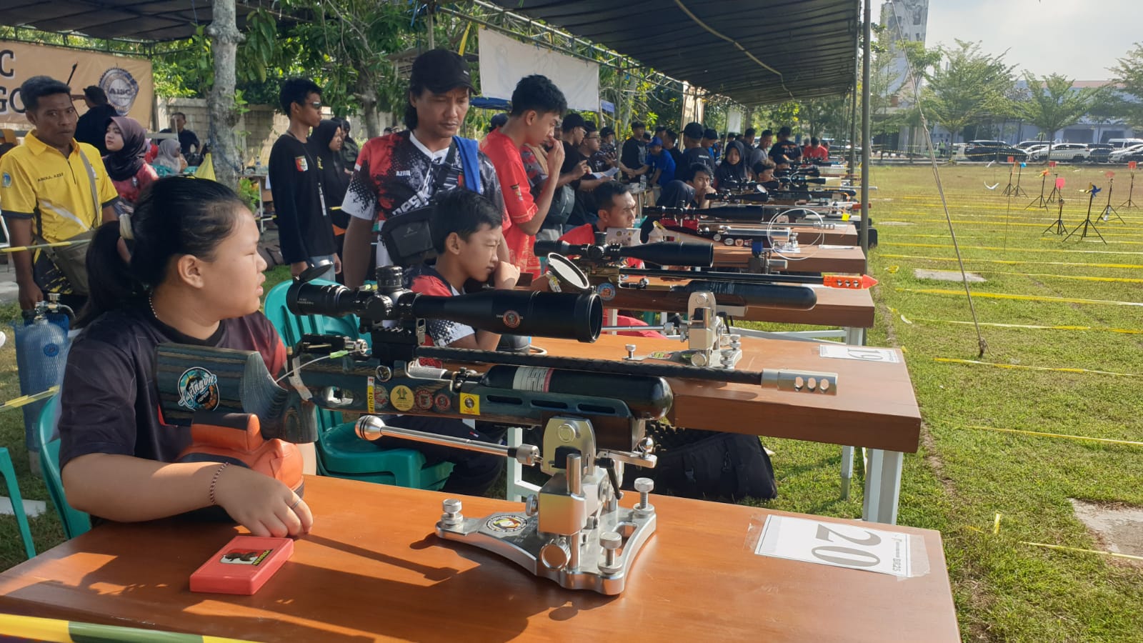 Peserta Turnamen Menembak Bojonegoro